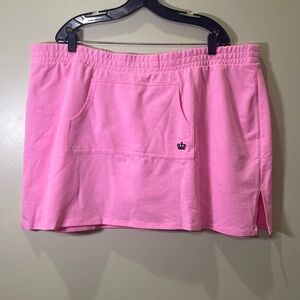 Juicy by Juicy Couture Skort, Size 3L,  Plus Size, Mini Skort, Barbi-Core Pink